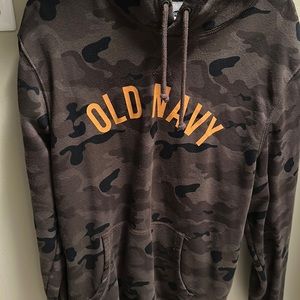 Camo Hooded Sweatshirt
